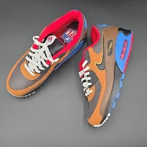 Nike Air Max 90 EA Sports NFL Edition Men’s 10.5 Brown/Black/Blue Rare